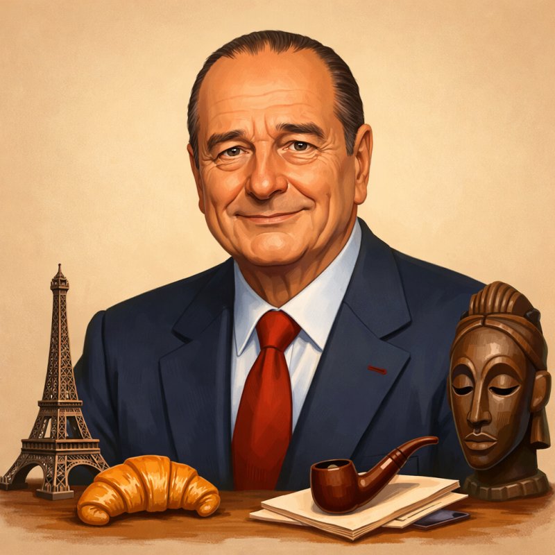 Portrait de Jacques Chirac