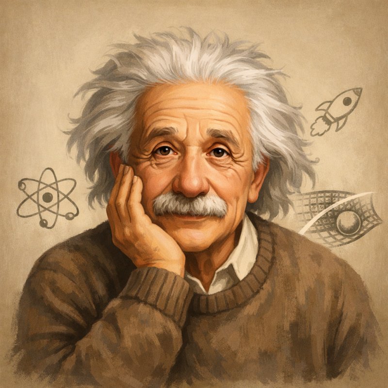 Portrait de Albert Einstein